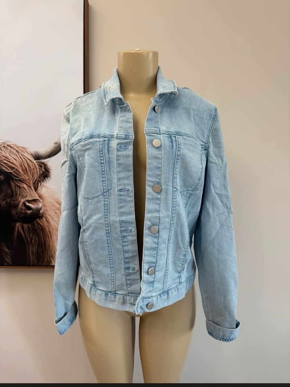Calvin Klein Light Blue Denim Jacket - Women's